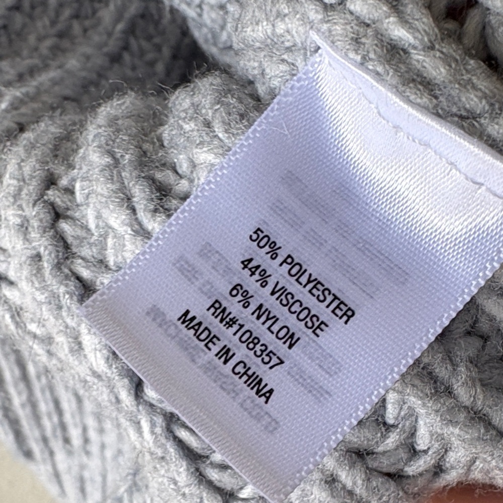 Worthington Women's Light Gray Cardigan Sweater - Picture 3 of 4